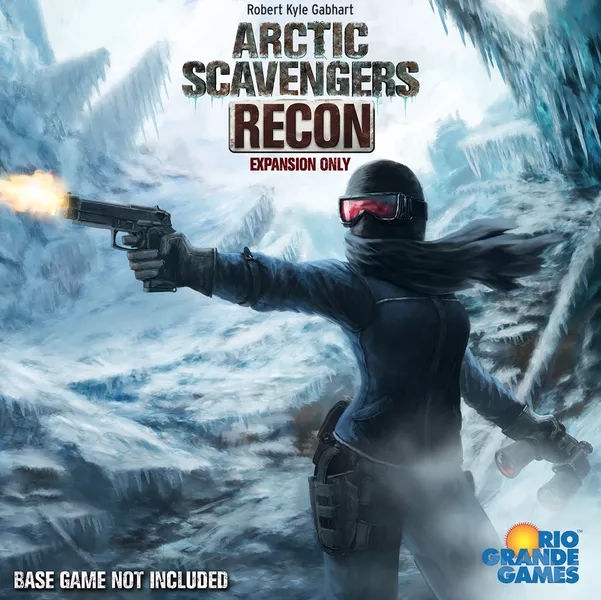 Rio Grande Games' popular Arctic Scavengers box cover for the Recon expansion.