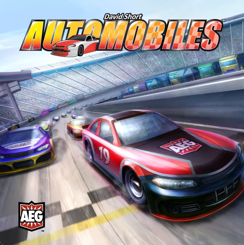 The popular AEG deckbuilder game Automobiles.