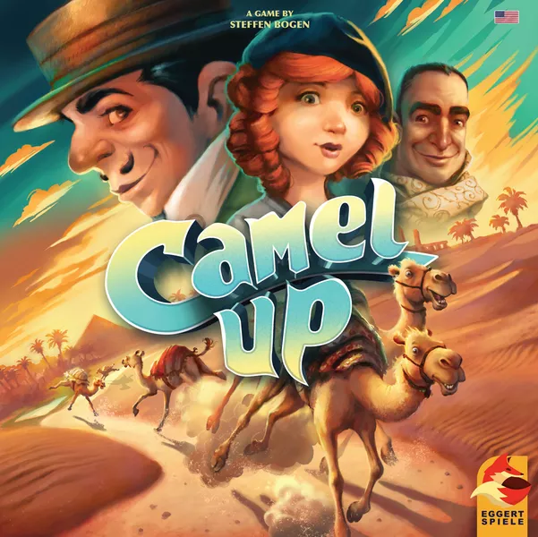 Camel Up's game art and box cover.