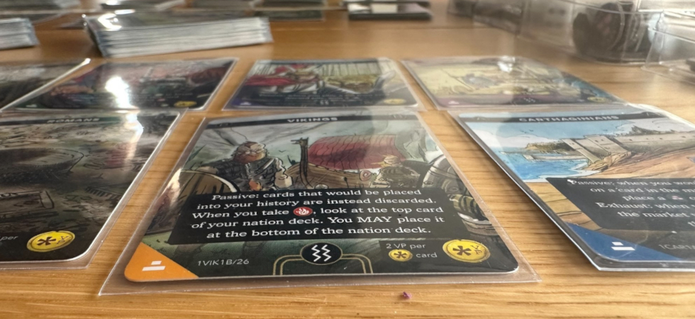 Cards up close and Imperium Classics