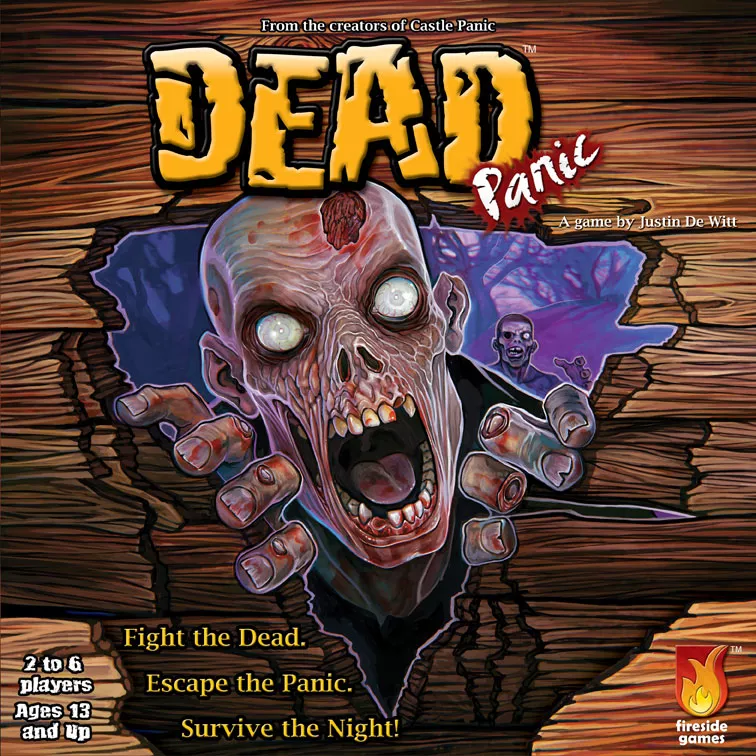 Dead Panic's board game art and coverage