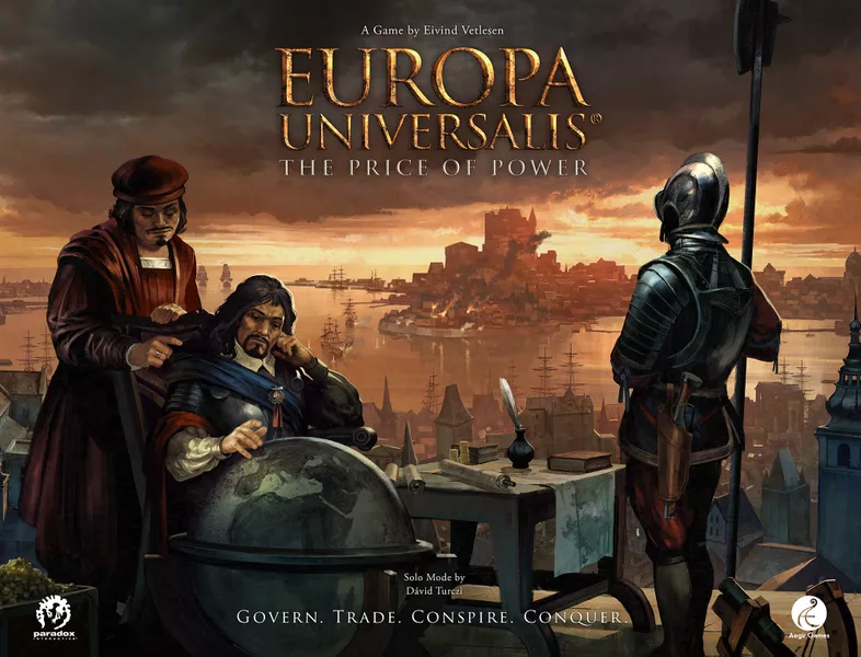 The original box art for Europa Universalis: The Price of Power.