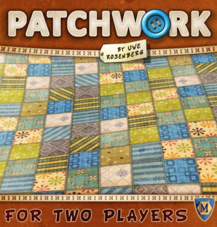 Patchwork's board game cover.