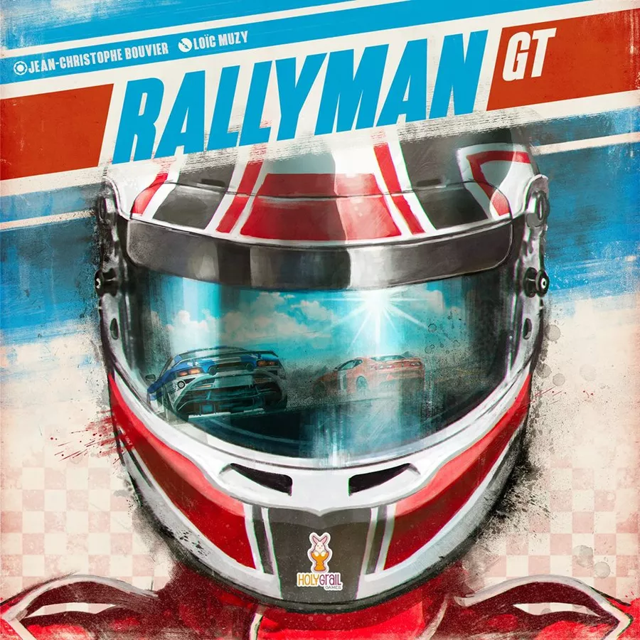 Rallyman GT's board game cover and art.