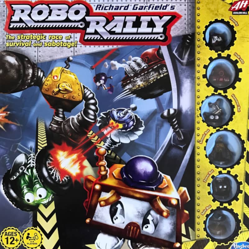 Robo Rally's official cover art and box.