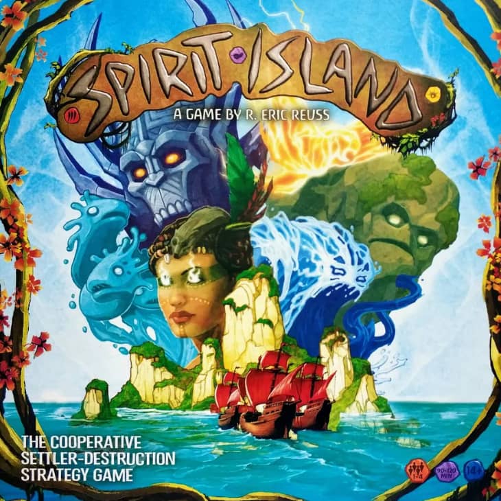 The official Spirit Island box cover.