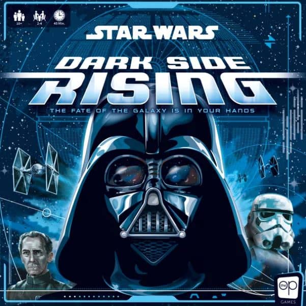 Star Wars Dark Side Rising board game cover art.