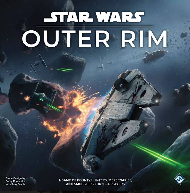 Star Wars Outer Rim board game art and cover.