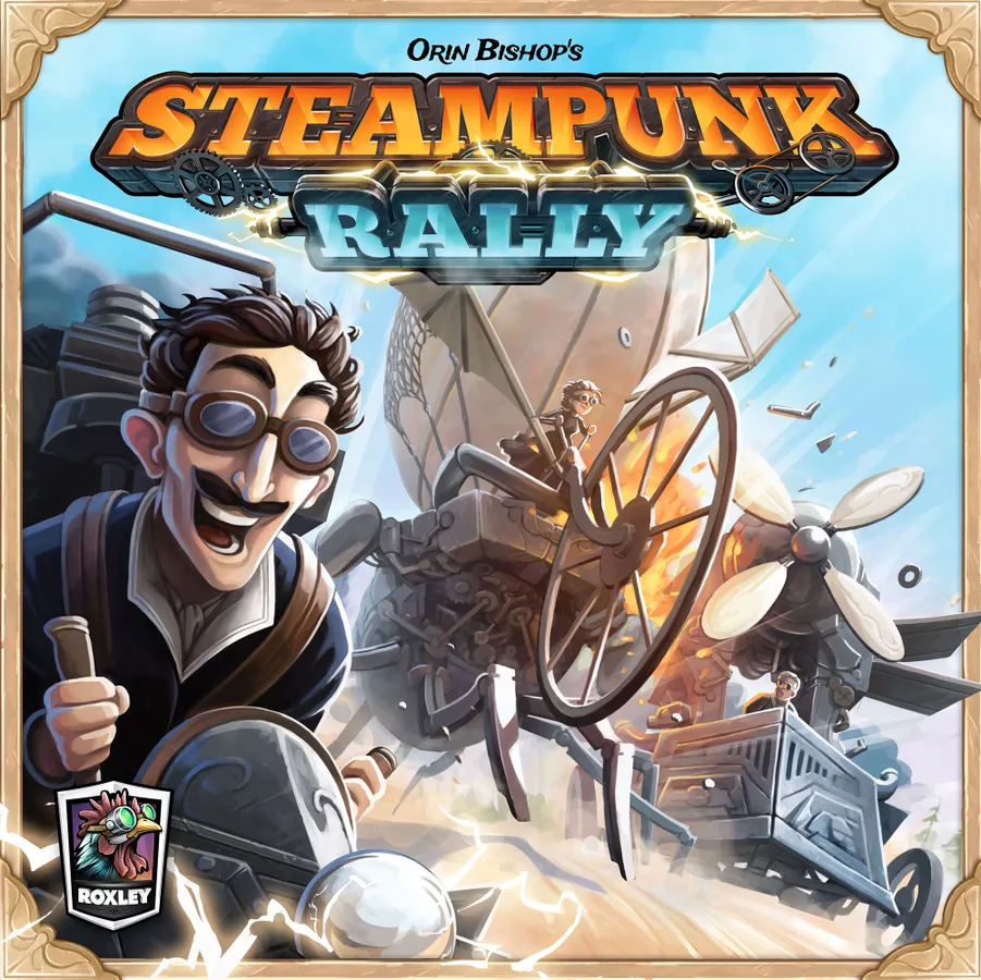 Roxley's Steampunk Rally game cover and art.