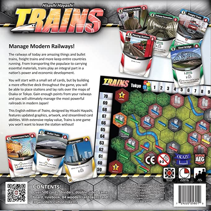 The Trains deckbuilding board game.