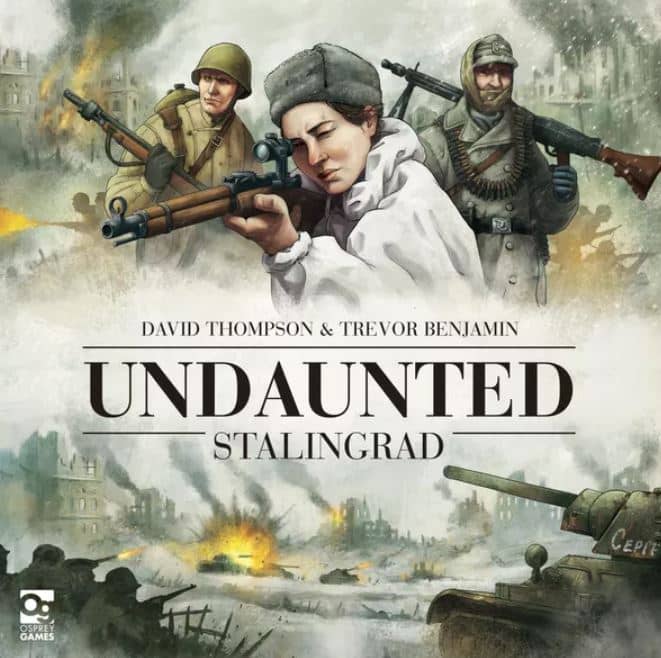 The box cover and artwork for Undaunted: Stalingrad.