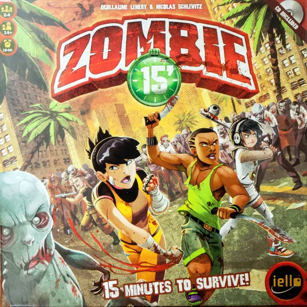 Zombie 15' box art and coverage.
