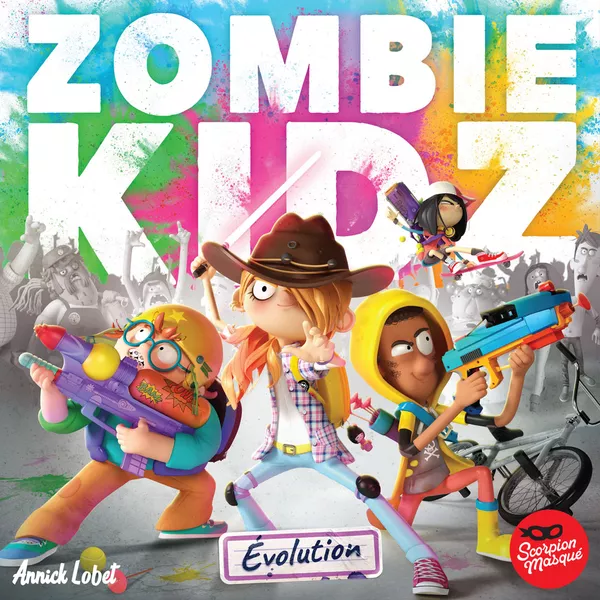 Zombie Kidz Evolution's box cover and art.