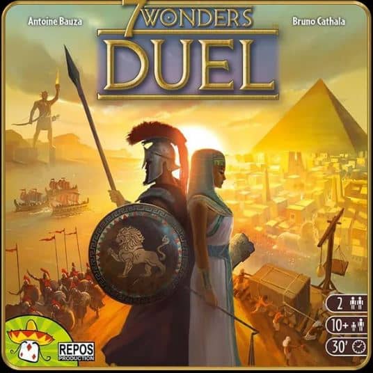 7 Wonders Duel's board game cover.