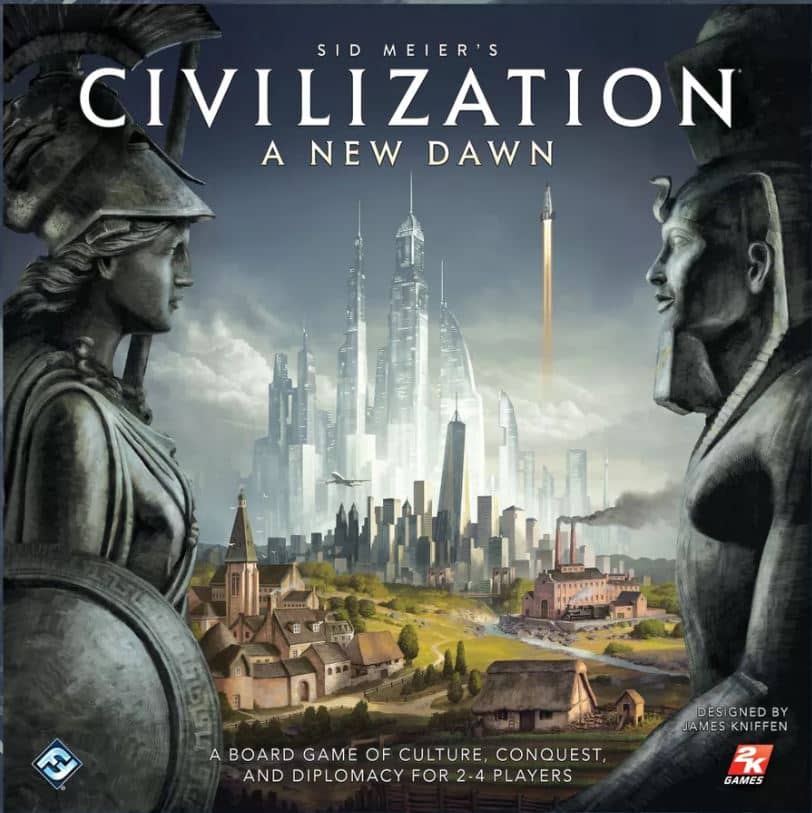Civilizaiton: A New Down board game cover.