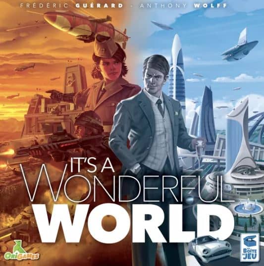 It's a Wonderful World board game cover.