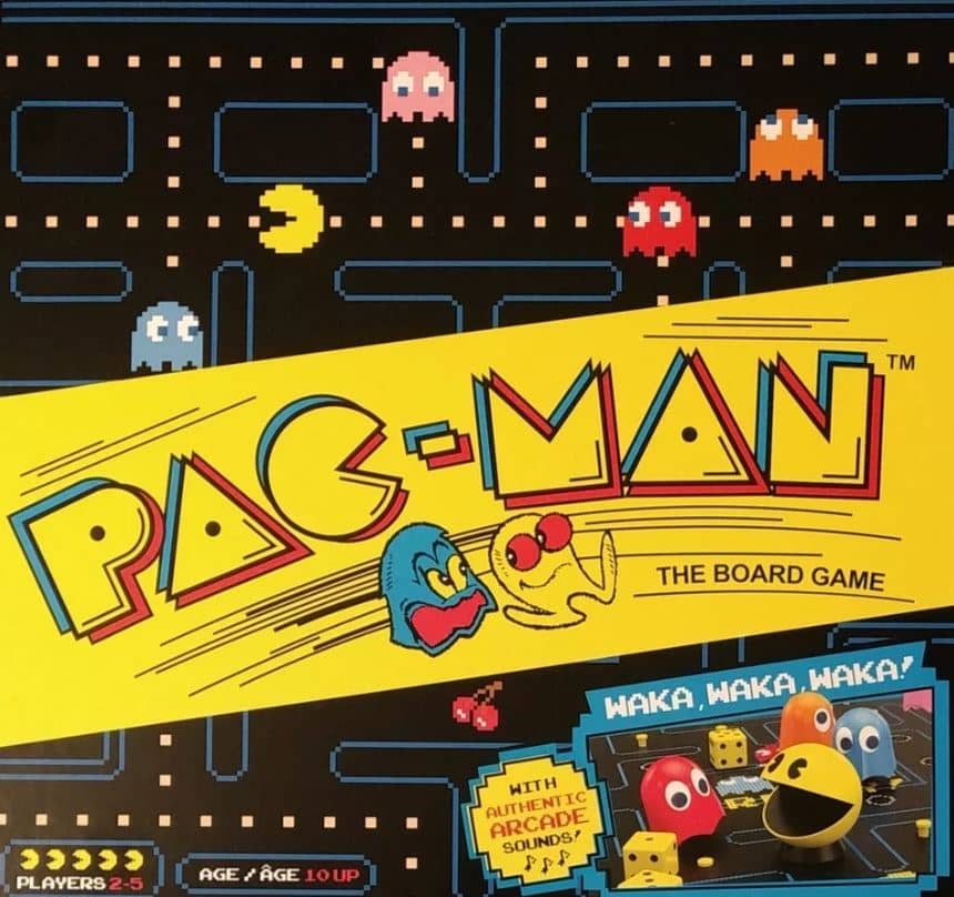 Pac Man: The Board Game cover.