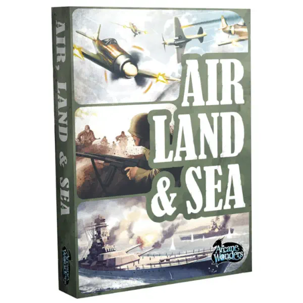 Air, Land & Sea board game cover.