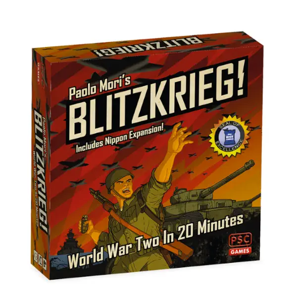 Blitzkrieg! Board Game cover and art.
