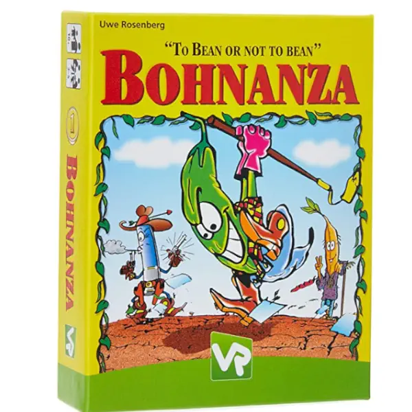Bohnanza board game cover and art.