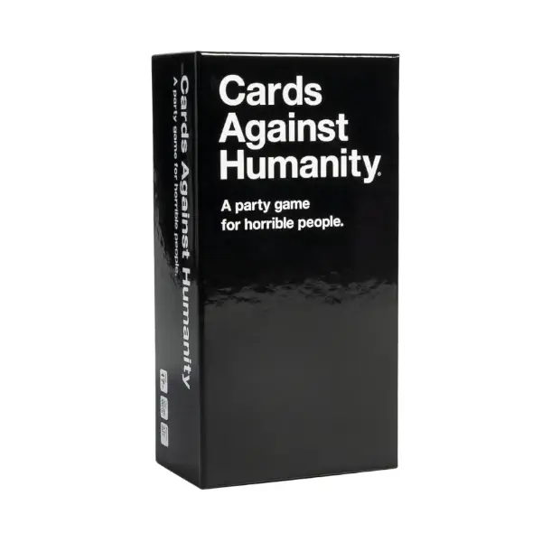 Cards Against Humanity board game box and cover.