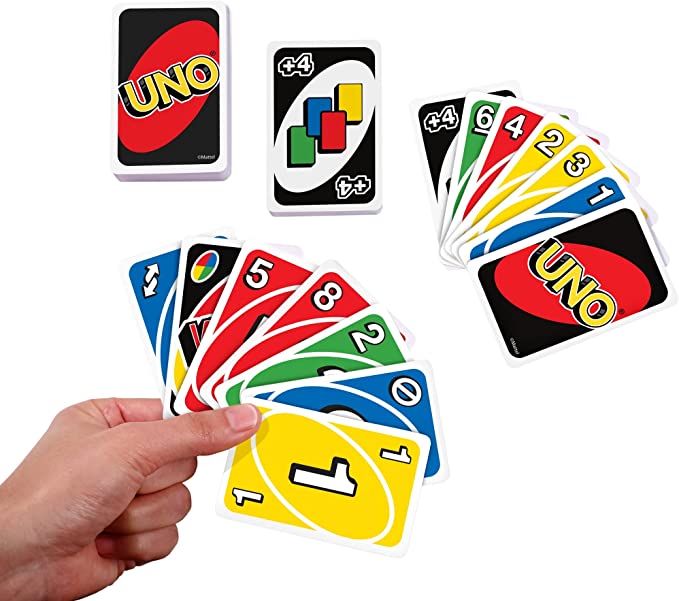 Uno game cards.