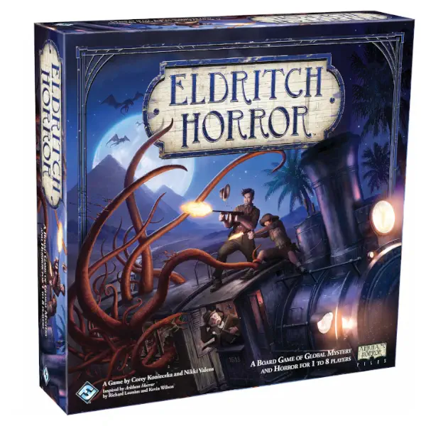 Fantasy Flight Games' Eldritch Horror game box.