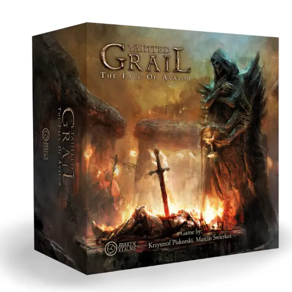 Tainted Grail: Fall of Avalon game box.