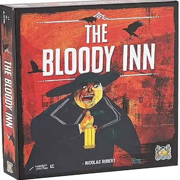 The Bloody Inn's board game box