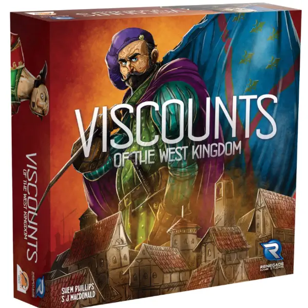 Renegade Game Studios' box for Viscounts of the West Kingdom.