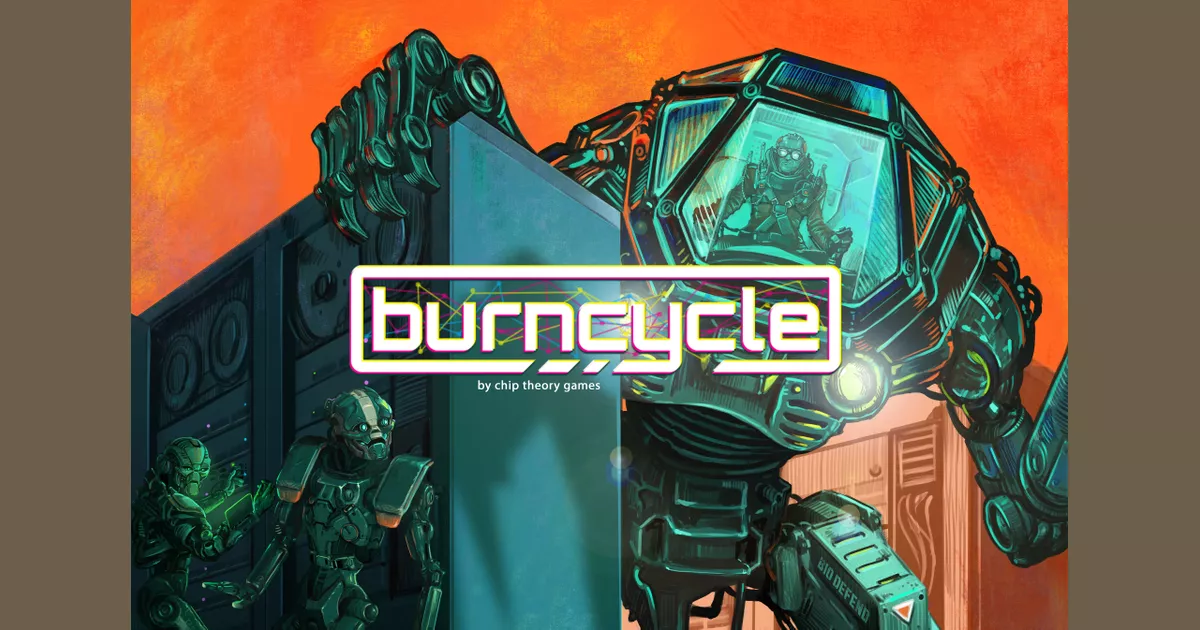 Burncycle's board game by Chip Theory Games.