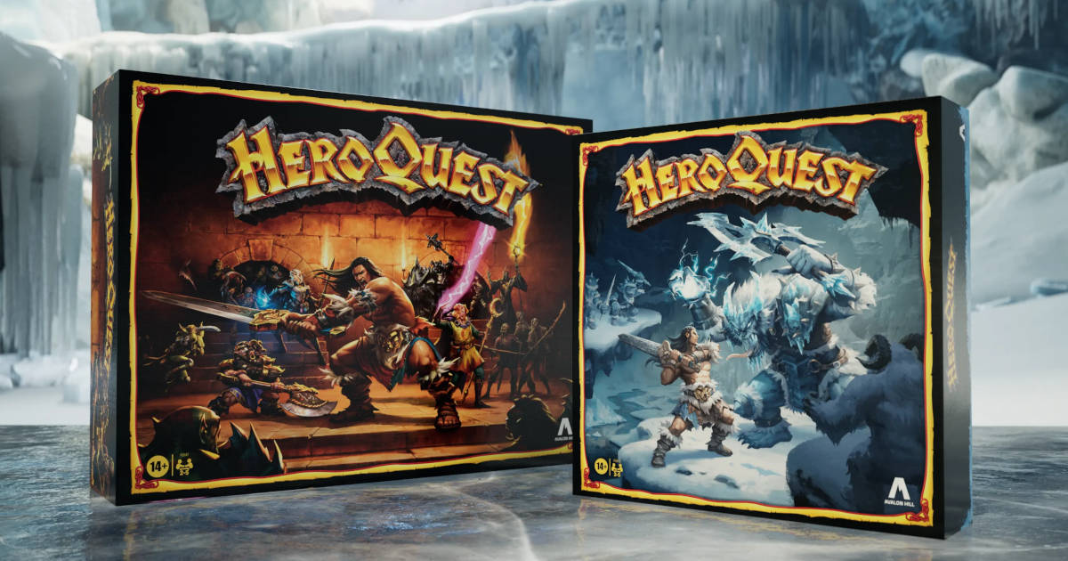 HeroQuest base game and expansion The Frozen Horror.