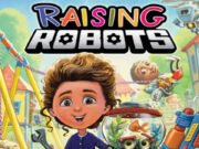 Nauvoo Games’ “Raising Robots” to Be Available at GenCon 2022 Nauvoo Games' Raising Robot board game cover.