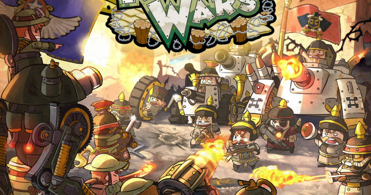 Rivet Wars' original 2014 kickstarter campaign by CMON which raised more than $580,000.