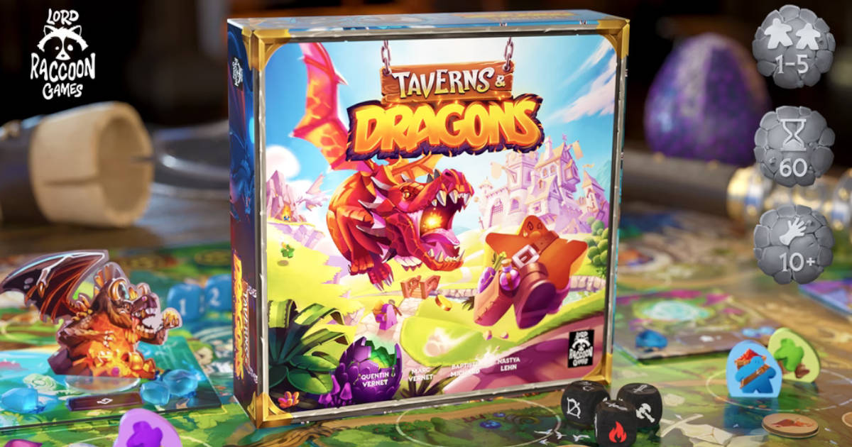 The official Kickstarter coverage for Lord Racoon Games' Taverns & Dragons.