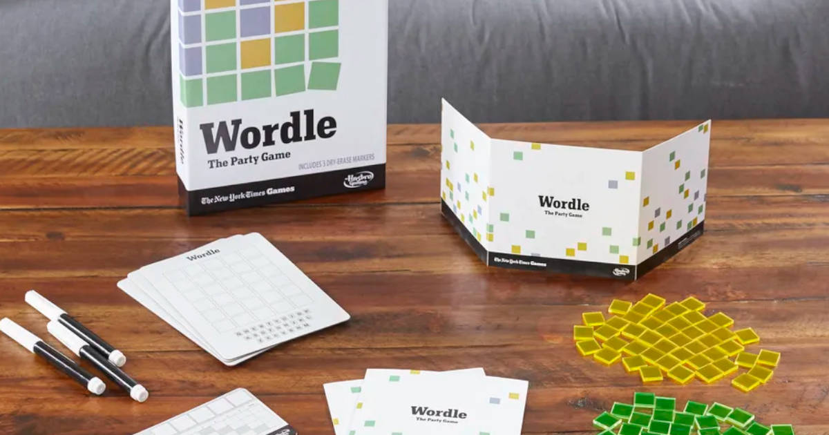 Hasbro's preview of the upcoming NYT-inspired game Wordle: The Party Game