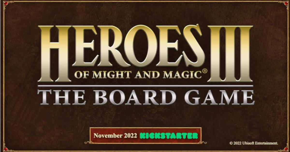 The official cover for Heroes III Board Game.