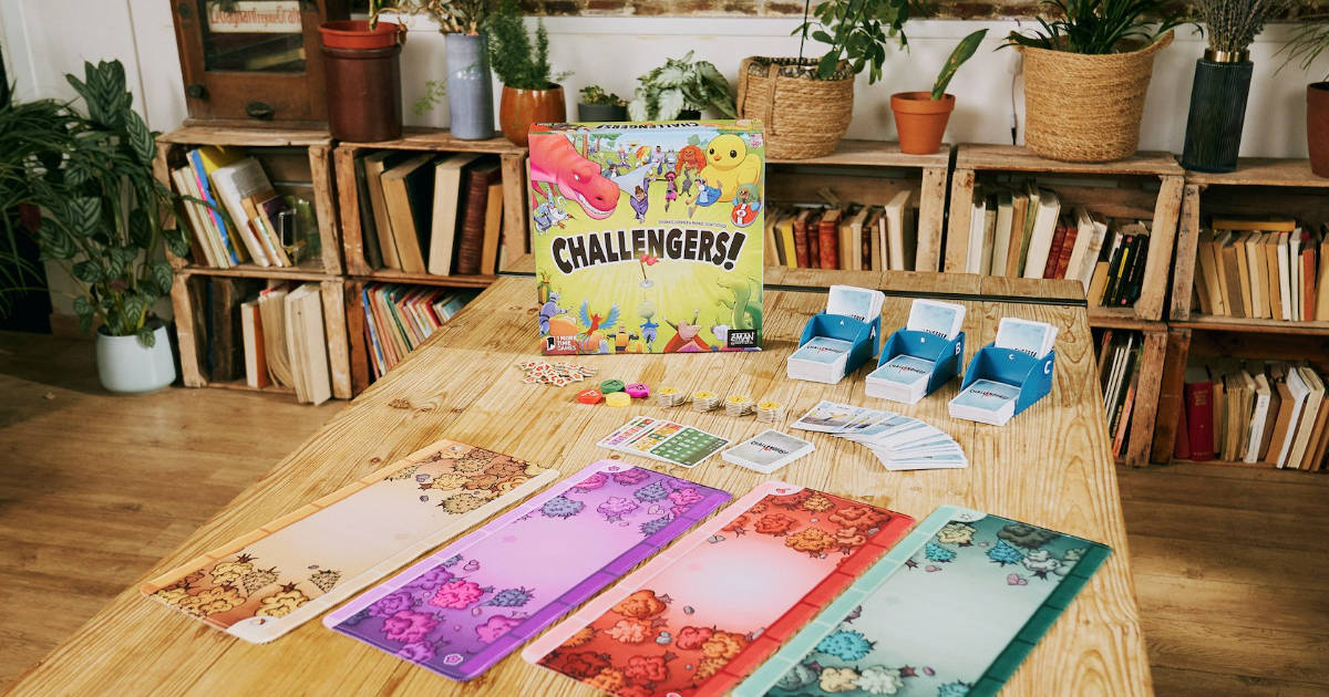 Z-Man Games' Challengers! upcoming board game.