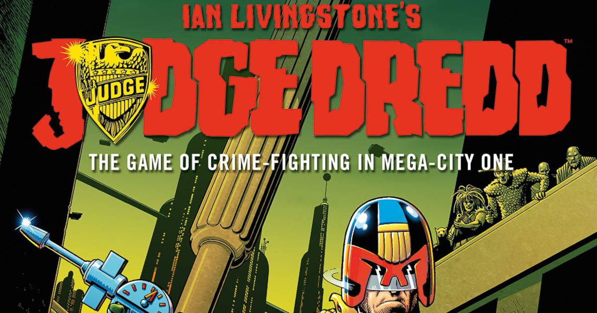 Judge Dredd's board game cover for 2022.