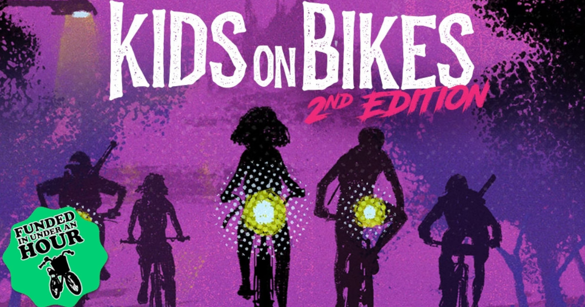 Kids on Bikes: Second Edition KS cover art.