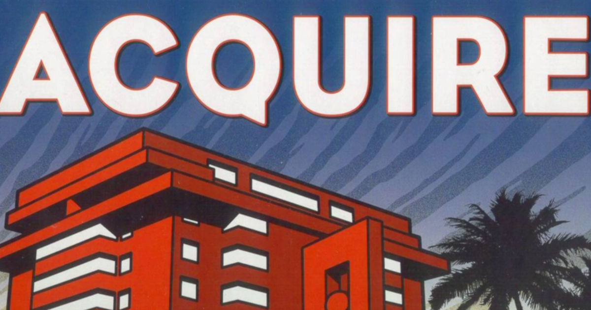 Acquire's board game featured cover.
