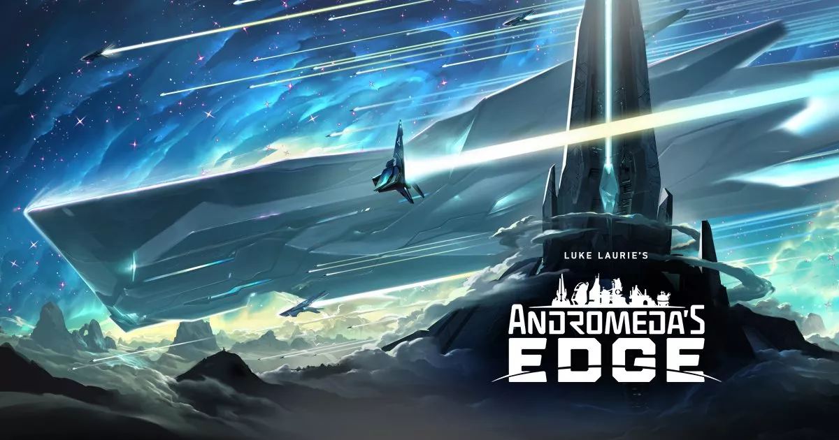 Andromeda's Edge new board game cover.