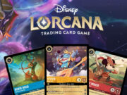 Disney Lorcana Game Rules Leak in Game Trade Magazine Disney Lorcana's official card sets and logo.