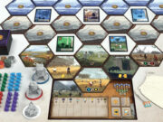Scythe Sequel Expeditions Now Available for Preorder Expeditions' game components, a game based on the Scythe universe.