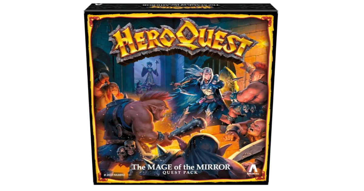 Avalon Hill Games' new HeroQuest Mage of the Mirror quest expansion.