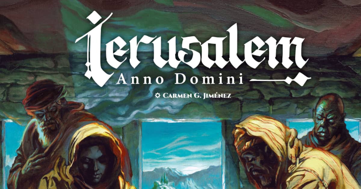 The board game cover for Ierusalem Anno Domini.