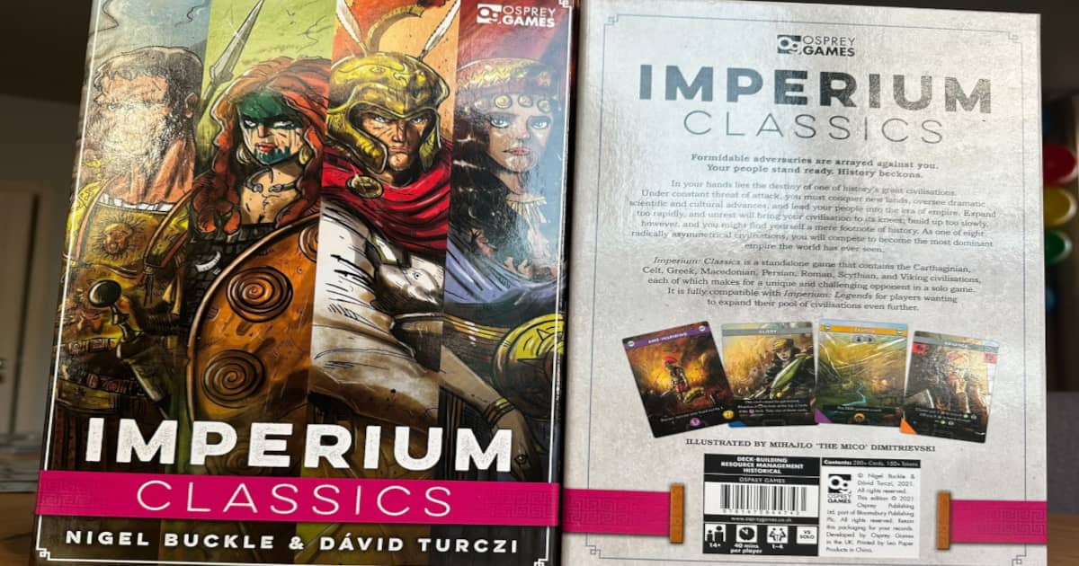 Imperium Classics' box cover and art.
