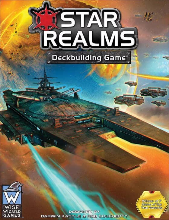 The cover for Star Realms Deckbuilding Game.