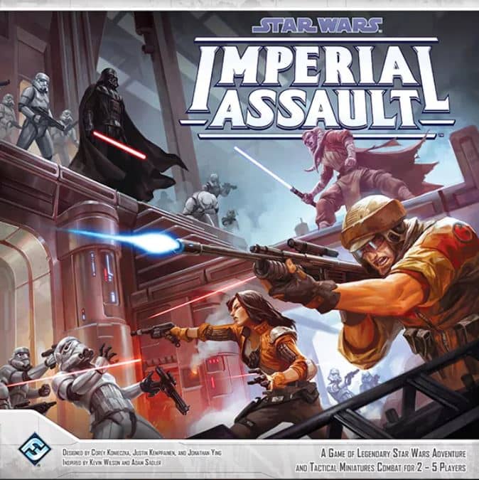 Star Wars: Imperial Assault board game cover and art.