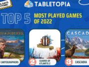 Tabletopia Reveals the Names of 5 Most Played Games in 2022 Tabletopia's five most played games in 2022.